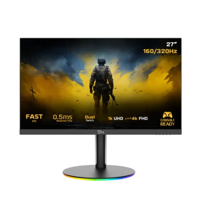 Twistedminds Dual Switch Gaming Monitor TMDX27B 27″ FHD, 160/320Hz, MPRT 0.5ms, HDMI 2.1, Fast IPS (Support PS5) – Black