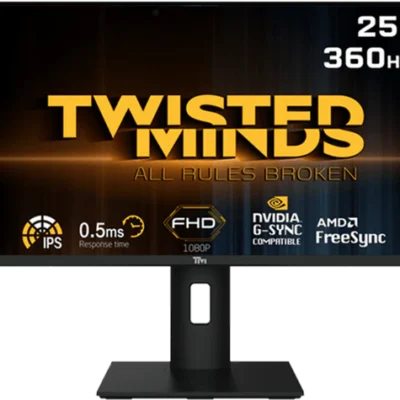 Twisted Minds FHD 25″ Gaming Monitor – 360Hz, 0.5ms, IPS Panel