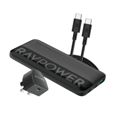 RAVPower PC1085 Combo – PC1041 + PB1228 + CB1021 – Black